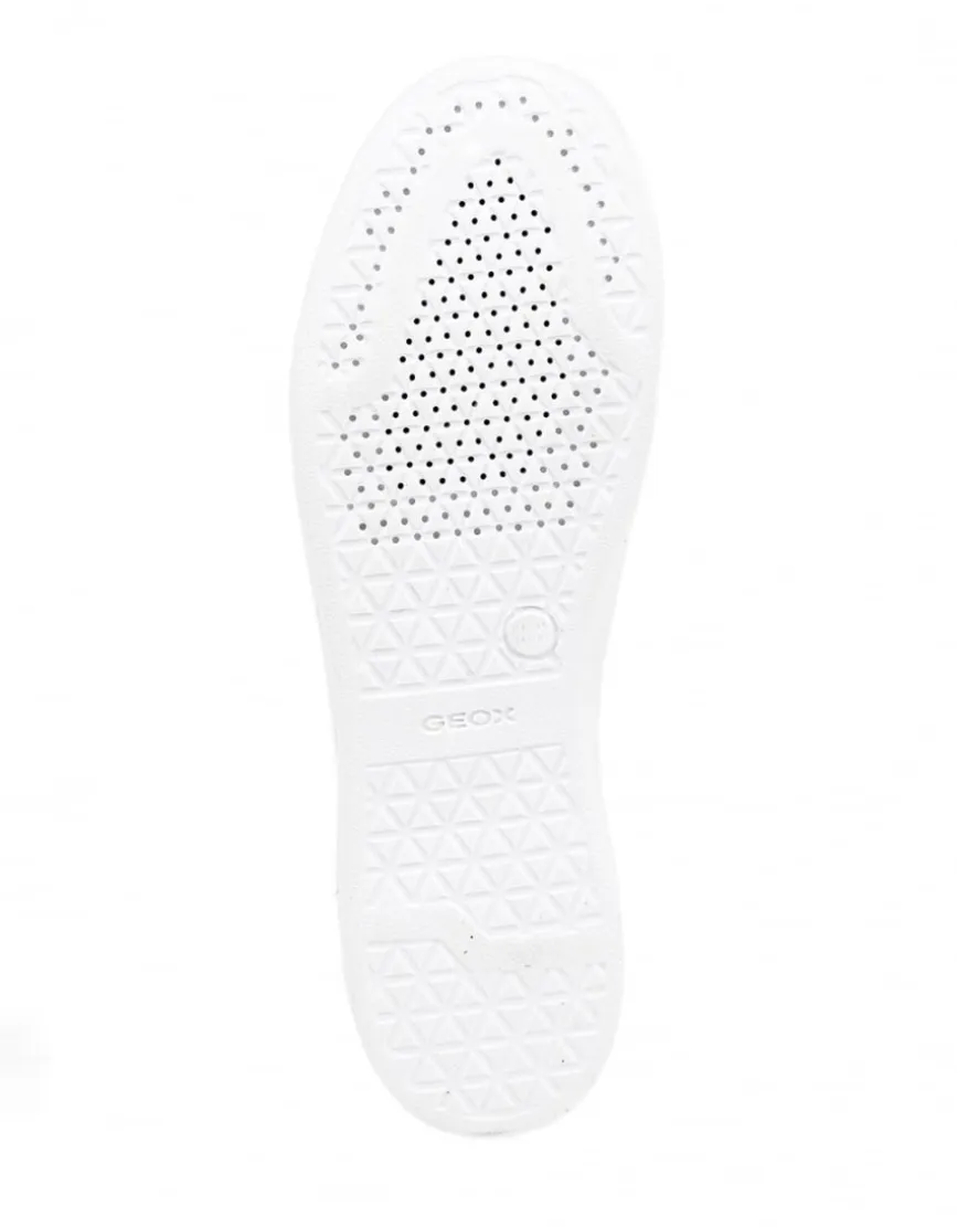 Baskets basses cuir blanc GEOX