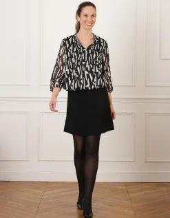 Blouse motif graphique