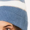 Bonnet bleu rayures