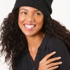 Bonnet laine noir sequins