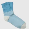 Chaussettes rayure bleu