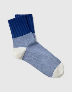 Chaussettes rayure marine