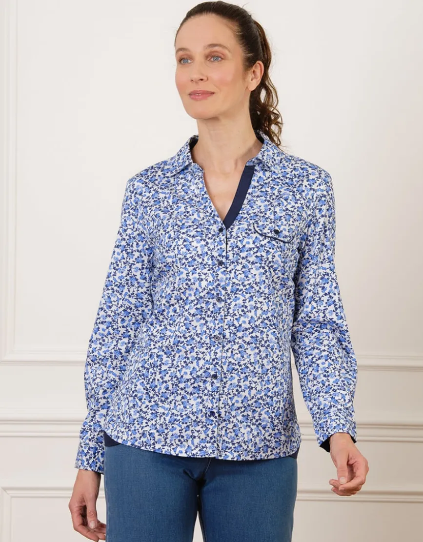 Chemisier coton motif