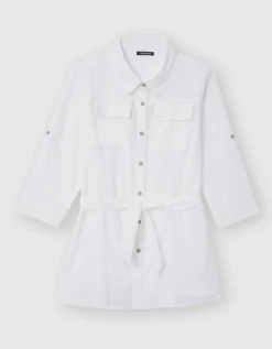 Chemisier long blanc