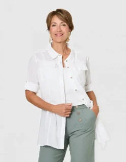 Chemisier long blanc