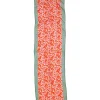 Foulard corail fleuri