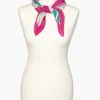 Foulard plissé carré