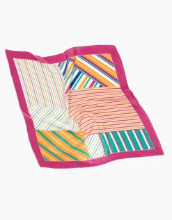 Foulard plissé carré