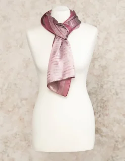Foulard satin rose