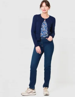 Gilet boléro bleu marine