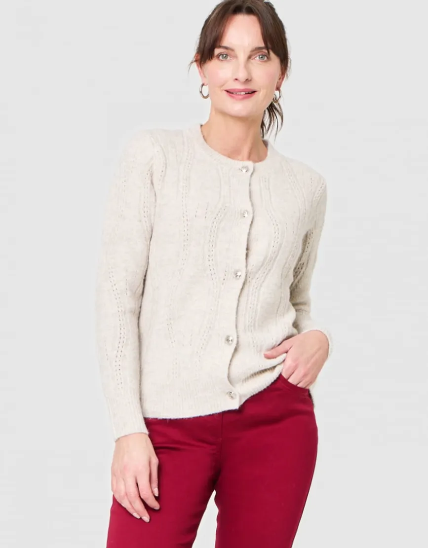 Gilet duveteux beige