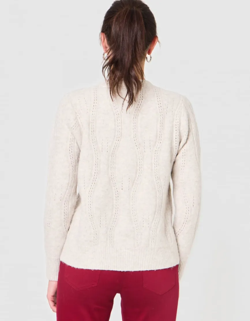 Gilet duveteux beige