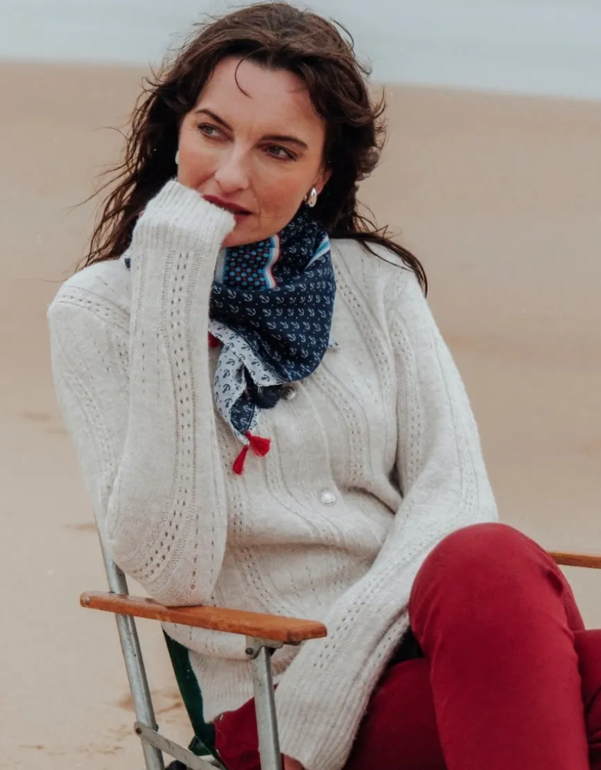 Gilet duveteux beige