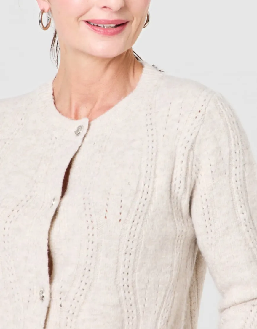 Gilet duveteux beige