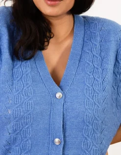 Gilet sans manches bleu