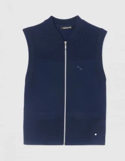 Gilet sans manches marine