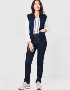 Gilet sans manches marine