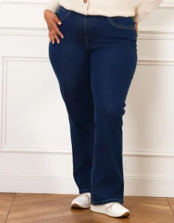 Jean flare bleu foncé