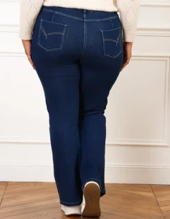Jean flare bleu foncé