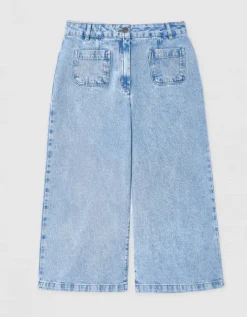 Jean large 7/8 bleu clair