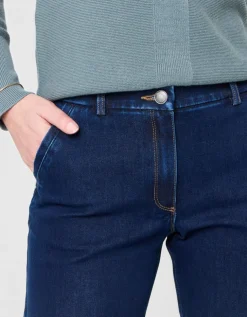 Jean large coton bleu