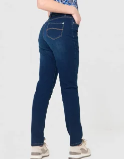 Jean regular bleu brossé