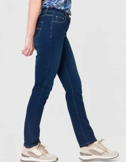 Jean regular bleu brossé