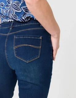 Jean regular bleu brossé