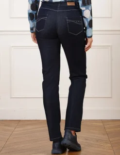 Jean regular coton bleu
