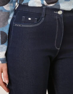 Jean regular coton bleu