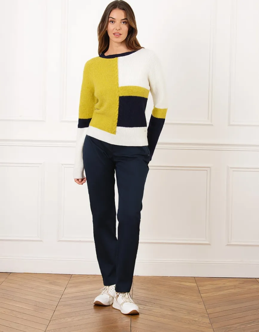 Jean regular coton bleu