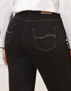 Jean regular coton noir