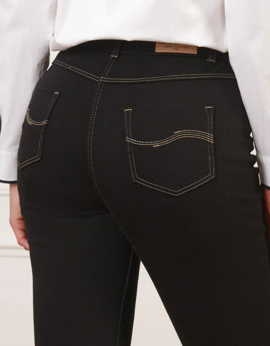 Jean regular coton noir