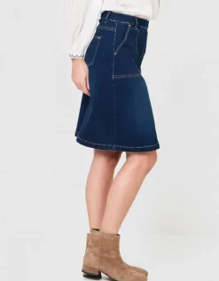 Jupe en jean coton