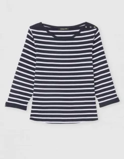Marinière coton bleu