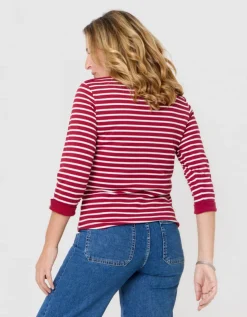 Marinière coton rouge