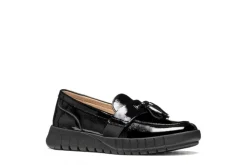 Mocassin souple cuir noir GEOX