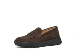 Mocassin souple daim brun GEOX