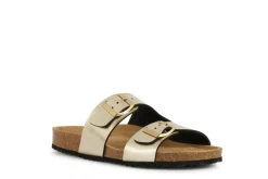 Mules cuir doré GEOX