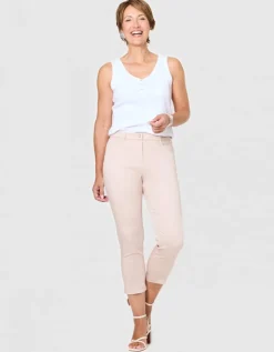 Pantacourt ajusté beige