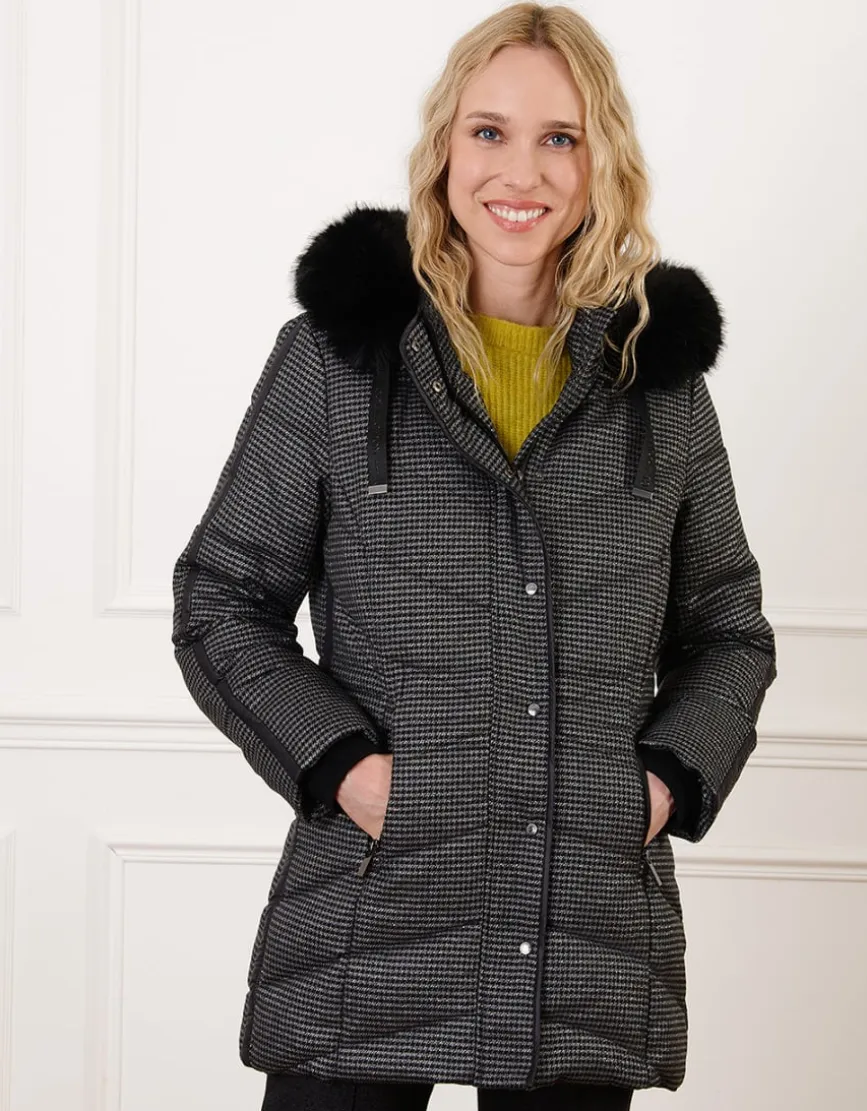 Parka brillante motif