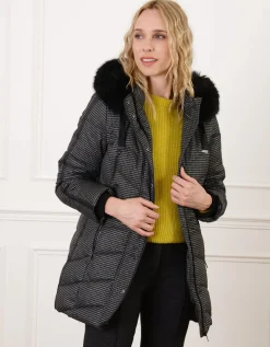 Parka brillante motif