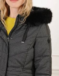 Parka brillante motif