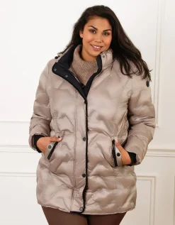Parka chic taupe