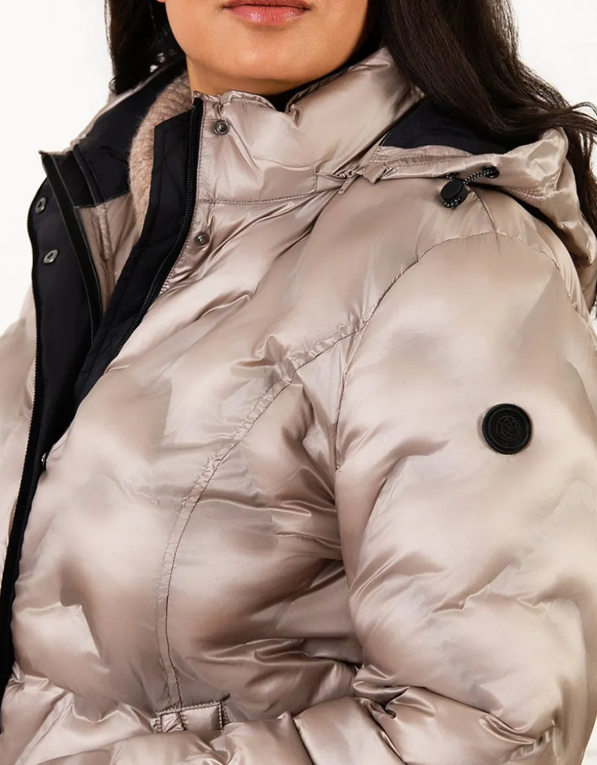 Parka chic taupe