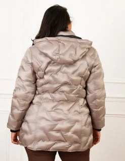 Parka chic taupe