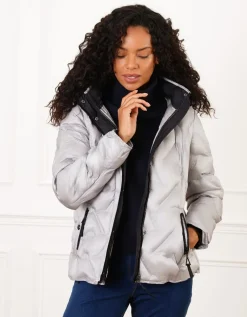 Parka courte grise