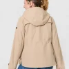 Parka déperlante beige