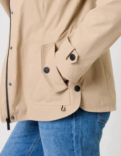Parka déperlante beige