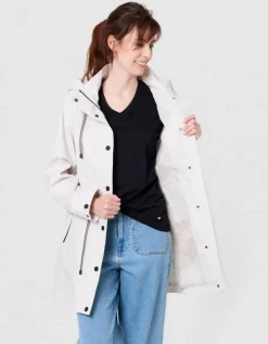 Parka déperlante écrue